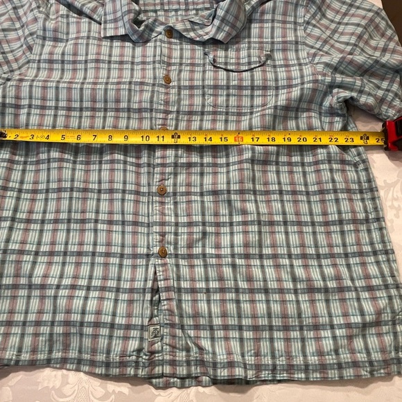Tommy Bahama Shirt Mens XL Blue Plaid 100% Silk Short Sleeve Button Up Casual - Picture 8 of 9